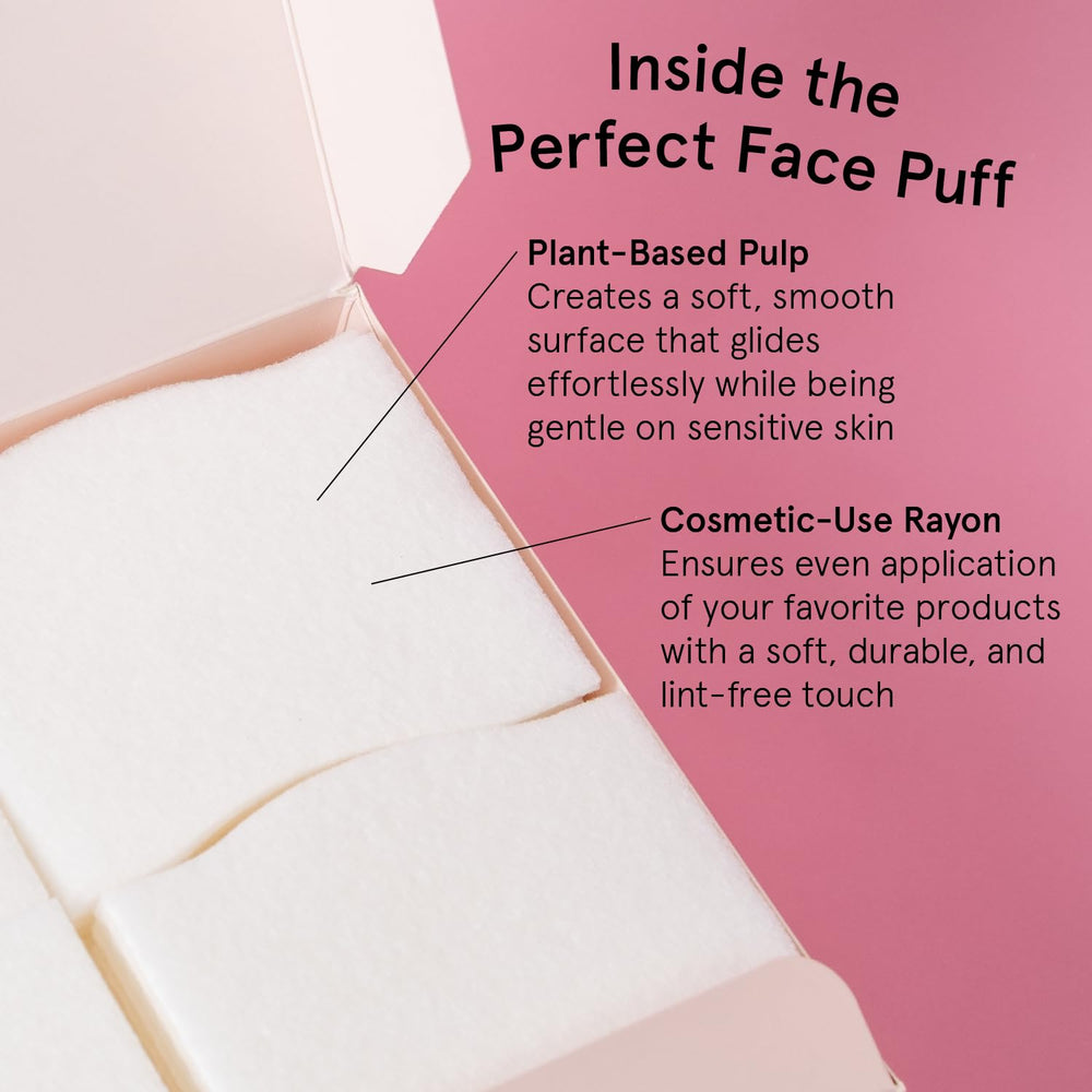 Grace & Stella face pads use plant-based pulp and rayon for a cloud-soft touch.