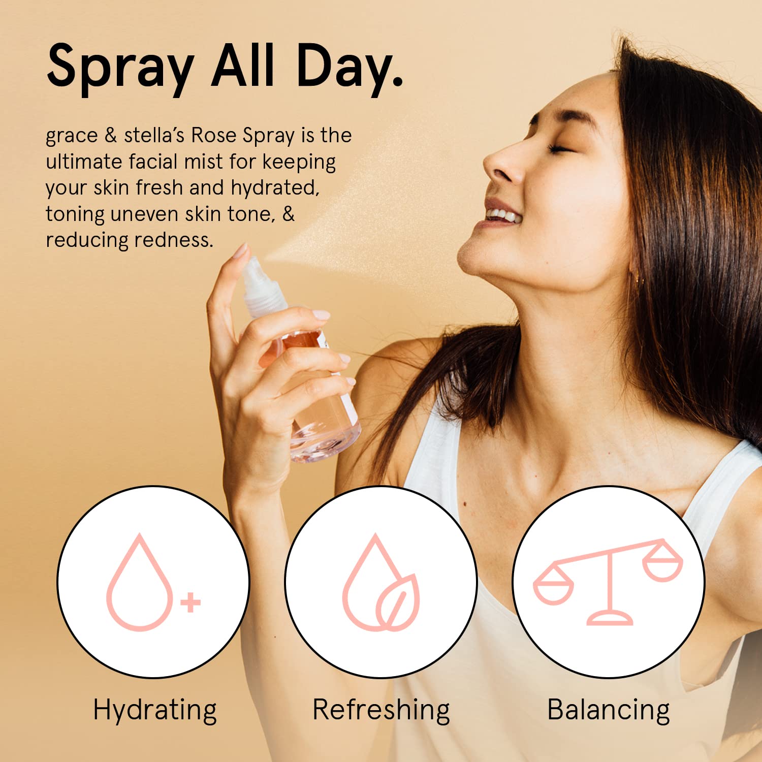 Grace & Stella frasco de 30 ml, ideal para retoques en cualquier lugar.