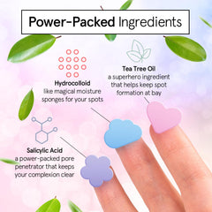 Grace & Stella parche hidrocoloide absorcion que captura humedad de la piel