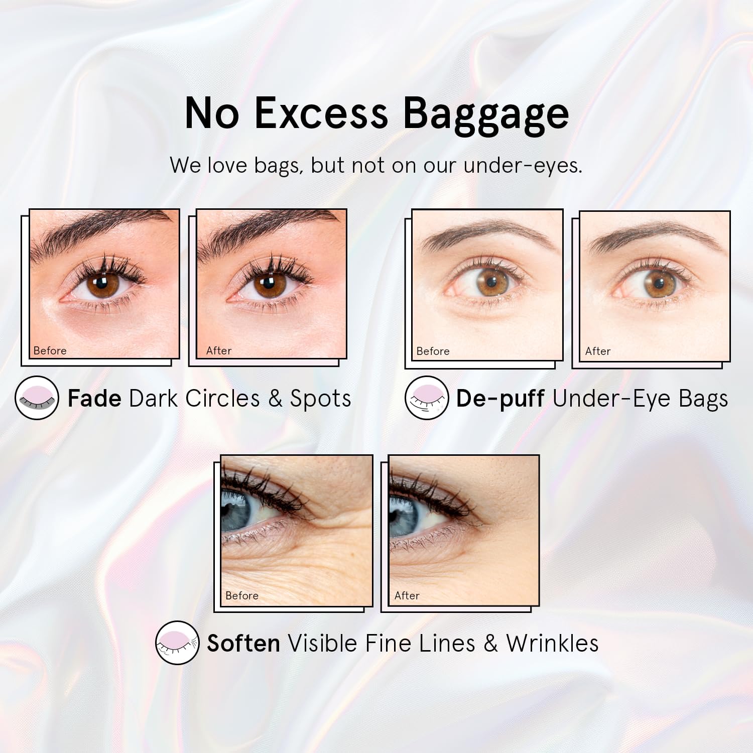 Grace & Stella patches featuring rice extract for a balanced under-eye area.