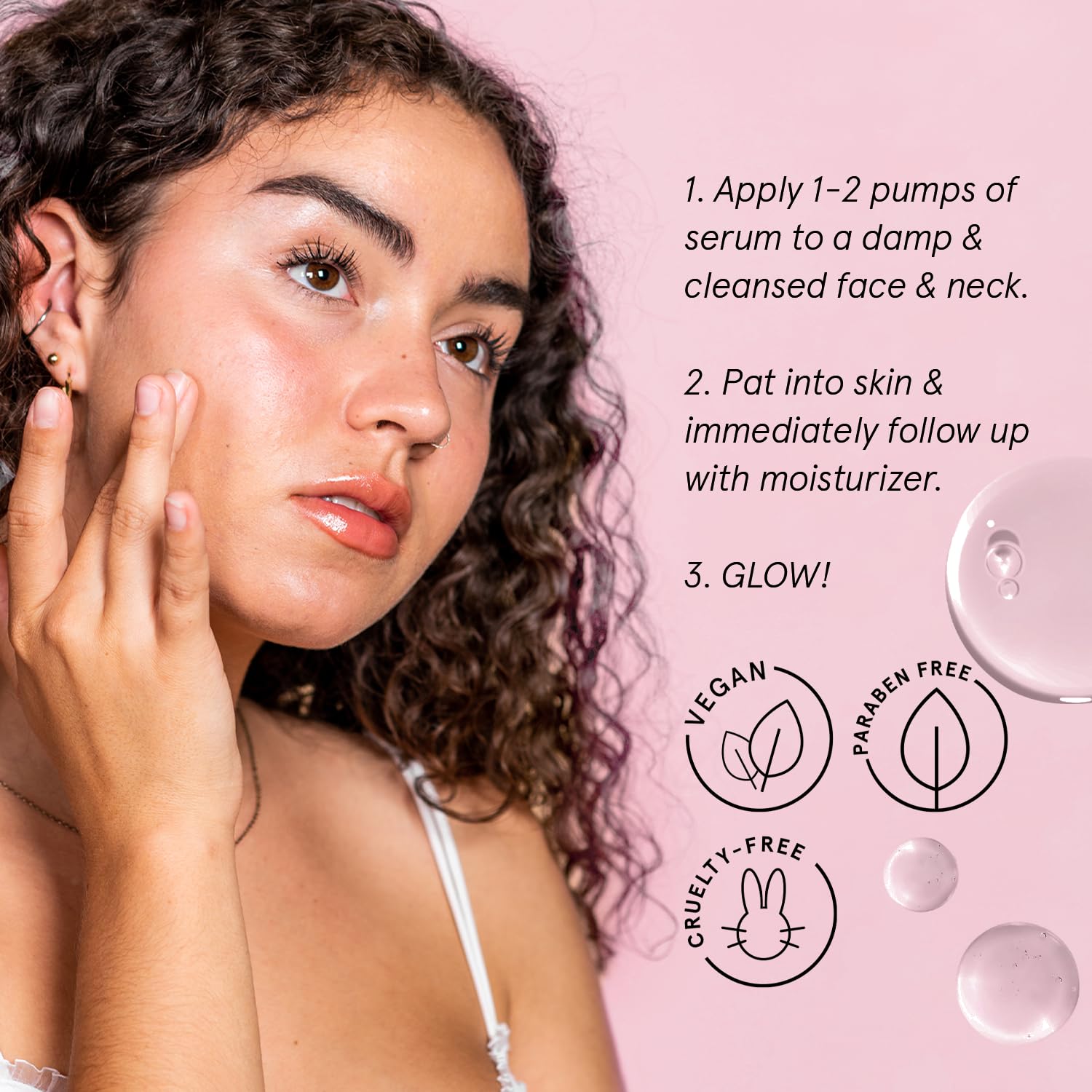 Sello de premiación Grace & Stella en 2024 para cuidado facial.