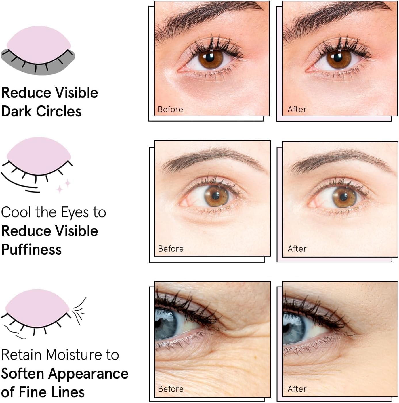 Grace & Stella patches for women and men seeking refreshed eyes