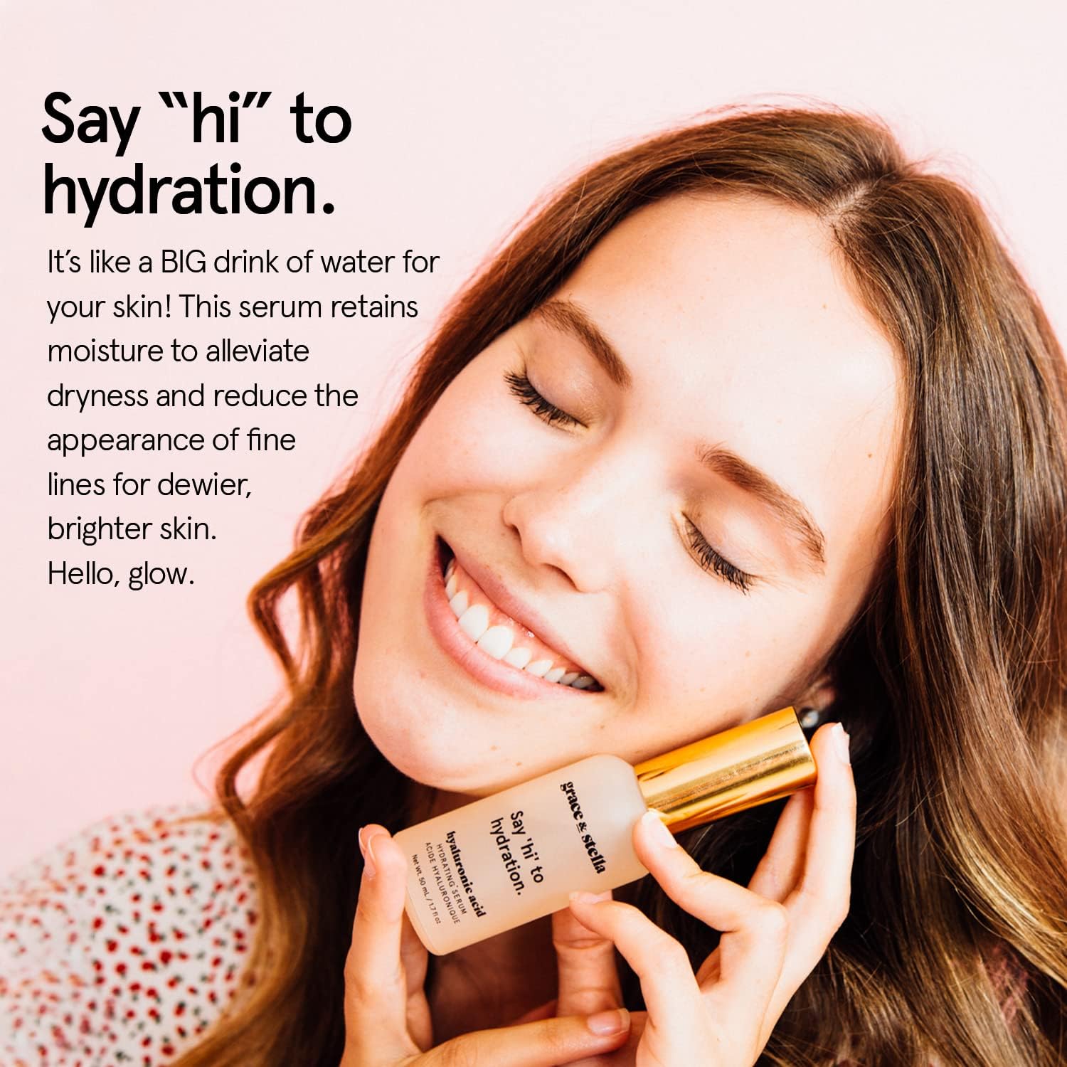 Textura ligera del Grace & Stella serum hialuronico, sensación suave