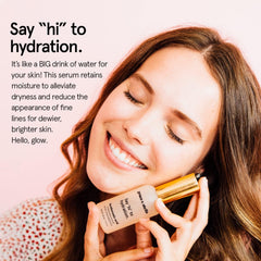 Textura ligera del Grace & Stella serum hialuronico, sensación suave