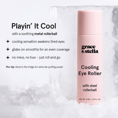 Grace & Stella serum para ojos cafeína centella asiática revitaliza la mirada
