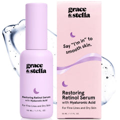 Grace & Stella serum retinol hialuronico en bote 50 ml para hidratación