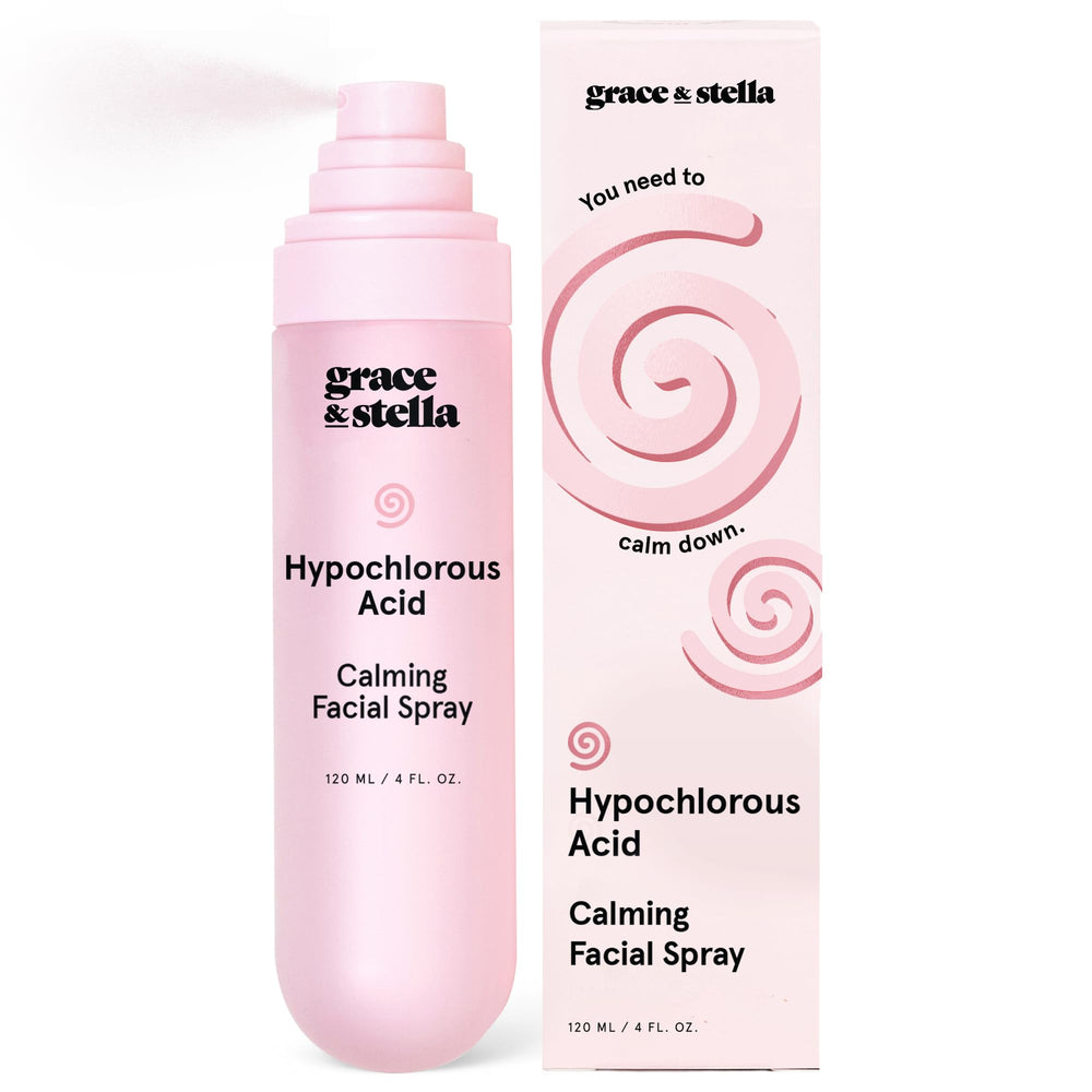 Grace & Stella spray hipocloroso para rostro: calma y refresca la piel.