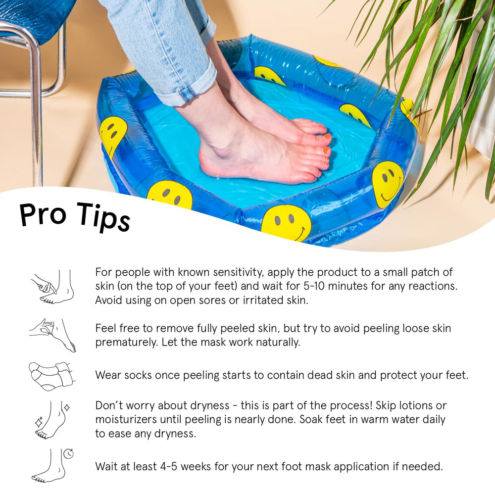 Ideal para piel áspera y callos, preparando los pies para eventos