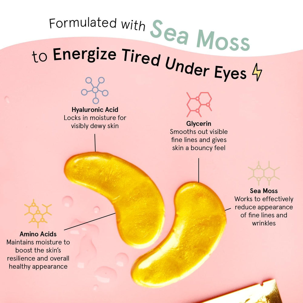 Grace & Stella vegan formula eye patches free of parabens and sulfates.