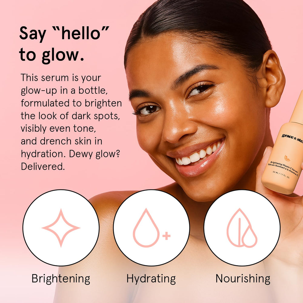 Grace & Stella Serum Vitamina C, gotero para dosificación precisa y rápida.