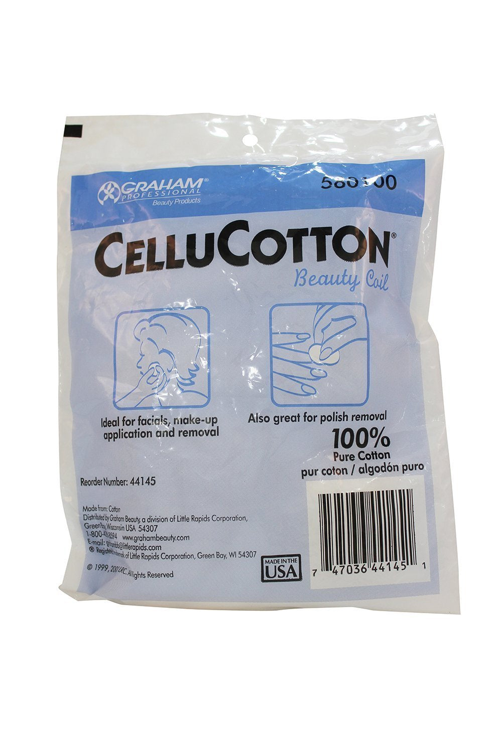 Graham CelluCotton Coil 10ft captures drips and enables easy dispensing