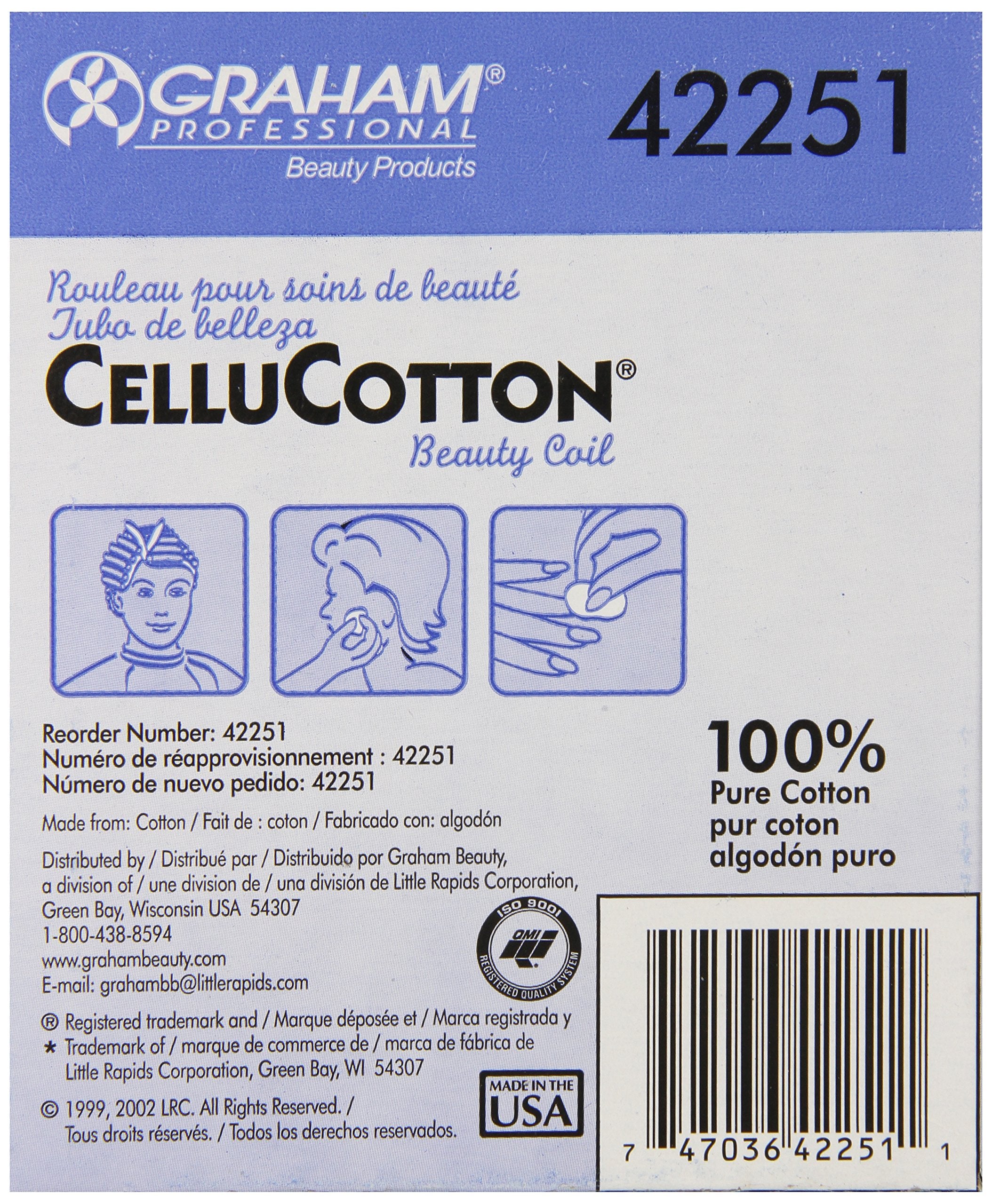 Graham Cellucotton Beauty Coil closeup highlights soft, absorbent fibers ideal for manicures.