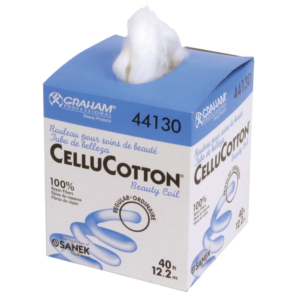 Graham Cellucotton Beauty Coil Regular close-up reveals fiber texture for smooth application.