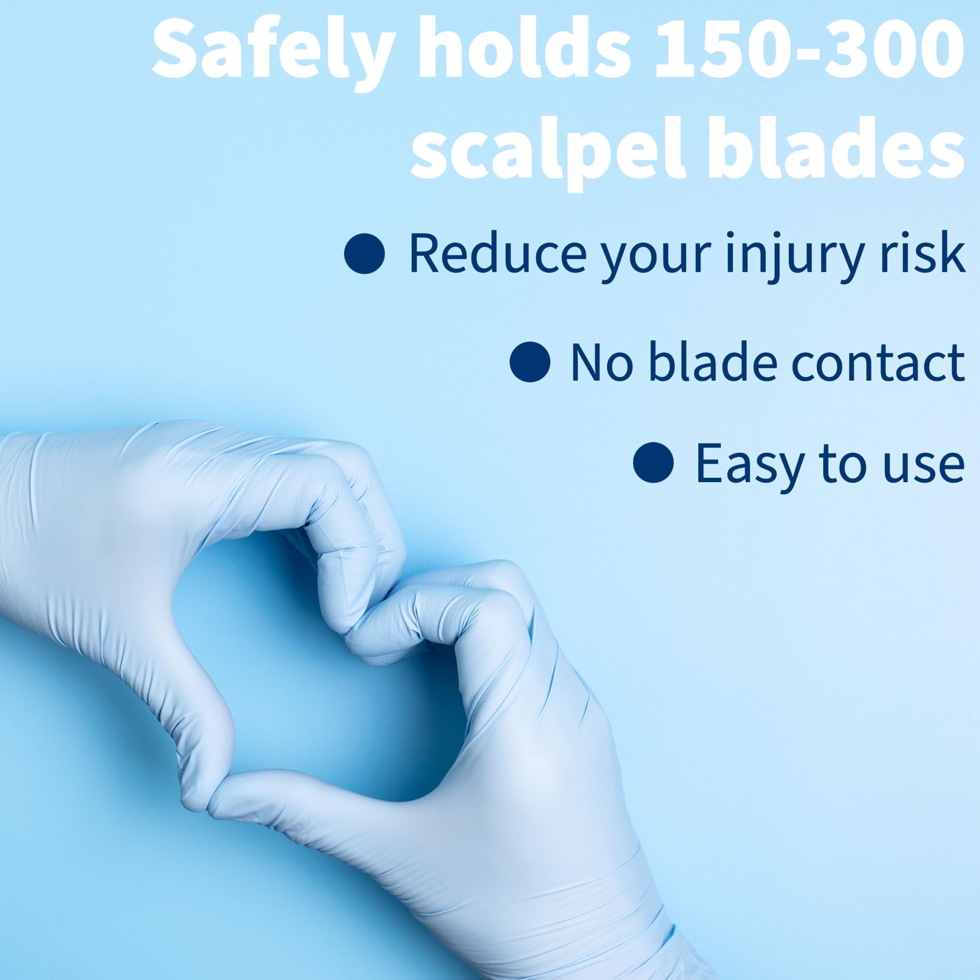 Graham-Field 2990 Feather Blade Remover holds up to 300 blades for convenience.