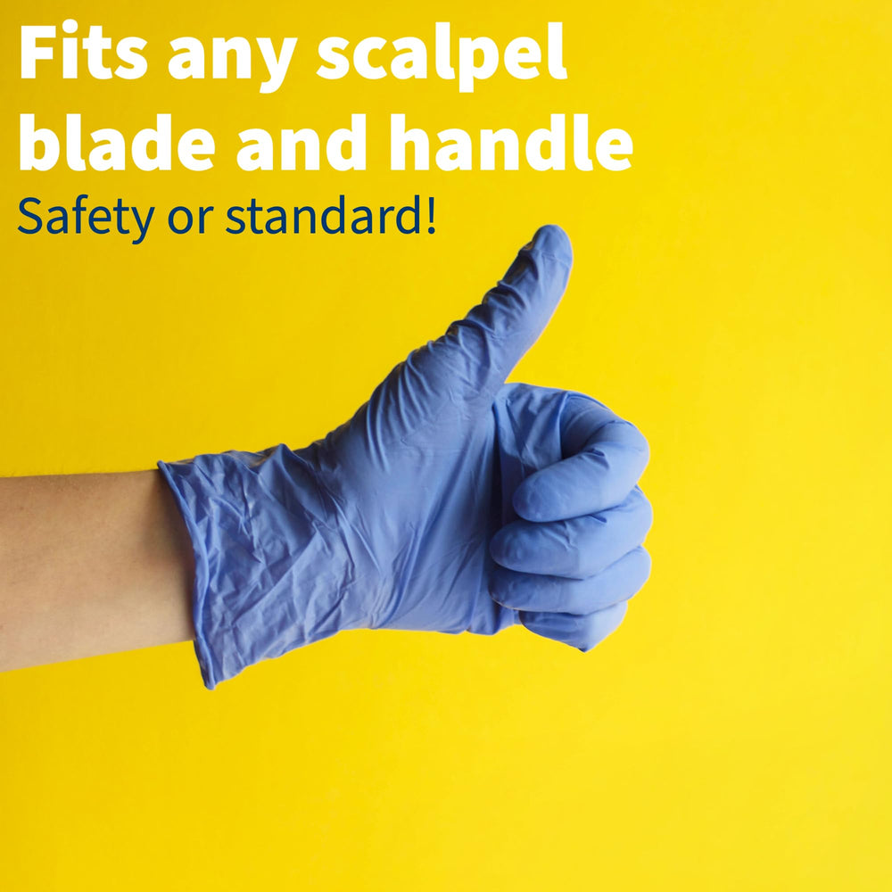 Graham-Field 2990 Inner blade protection minimizes exposure during disposal.