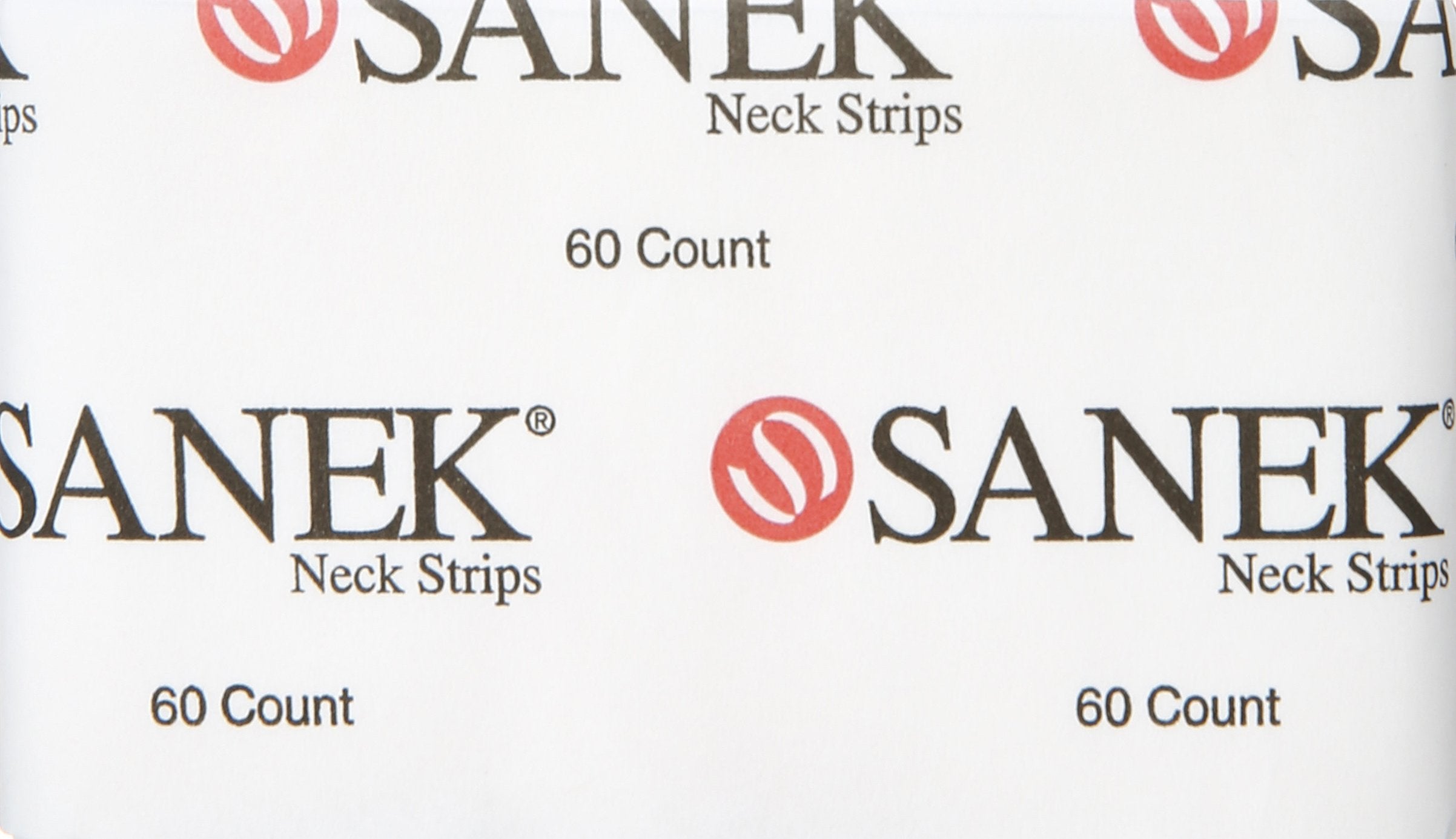 Graham Medical Sanek neck strips close-up showing soft absorbent tissue for client comfort