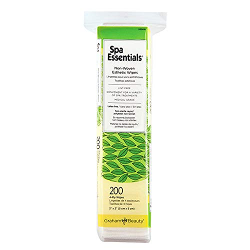 Graham Spa Essentials Esthetic Wipes: empaque compacto para uso profesional facial.
