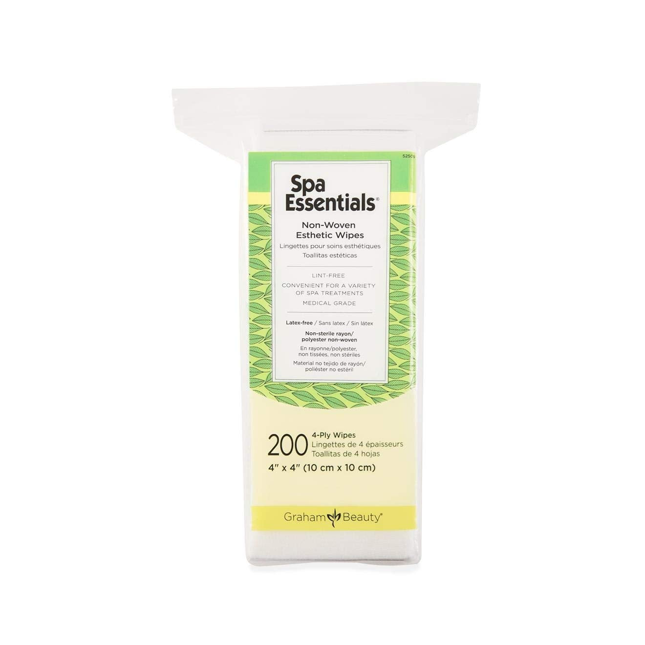 Graham Spa Essentials: textura suave sin pelusas para aplicación de productos y cuidado facial.