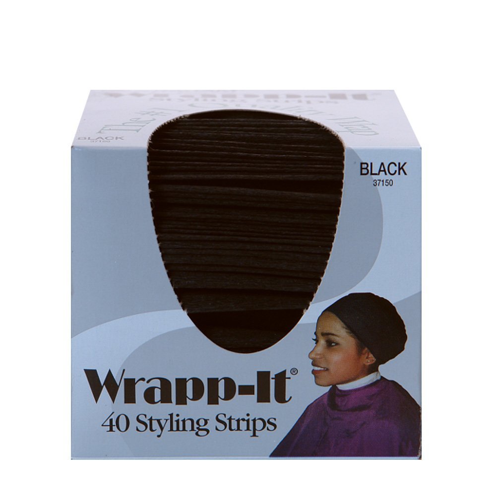 Graham Wrapp-it Strips molded-style close-up shows strong grip for lasting styles.