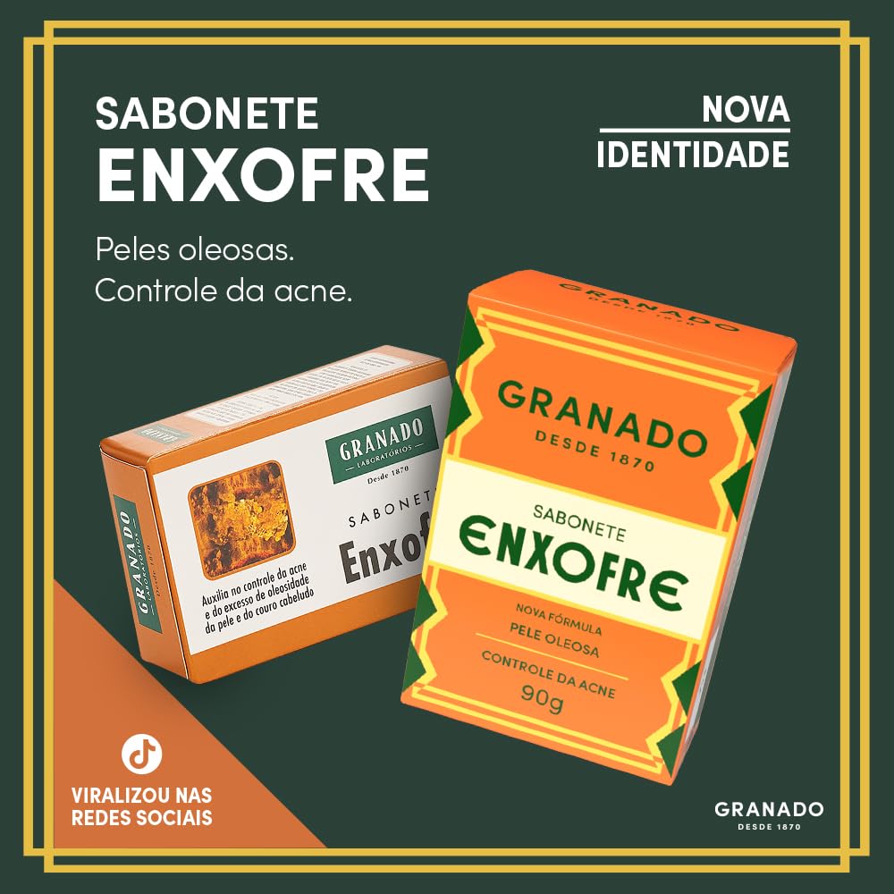 Granado Jabón de Azufre - aplicación suave en la piel.