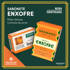 Granado Jabón de Azufre - aplicación suave en la piel.