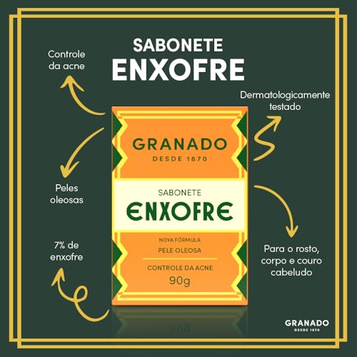 Granado Jabón de Azufre - detalle de la base vegetal natural.