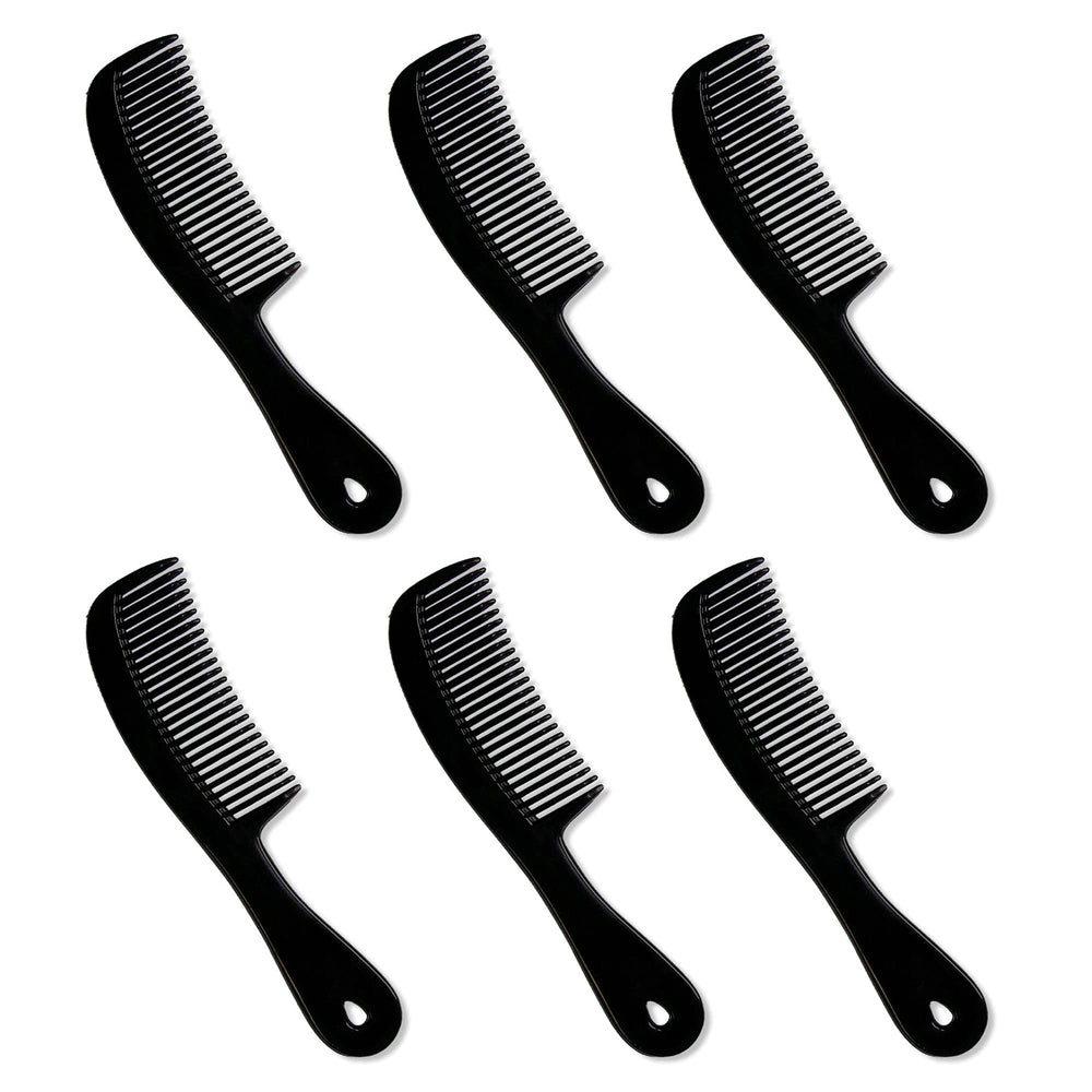 Granatan men's comb pack of six, portable styling tool for all hair types