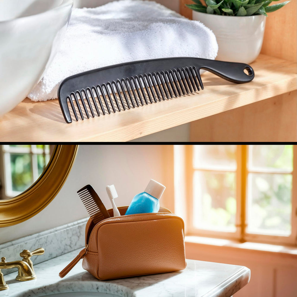 Granatan compact travel set, six-piece kit for on-the-go styling