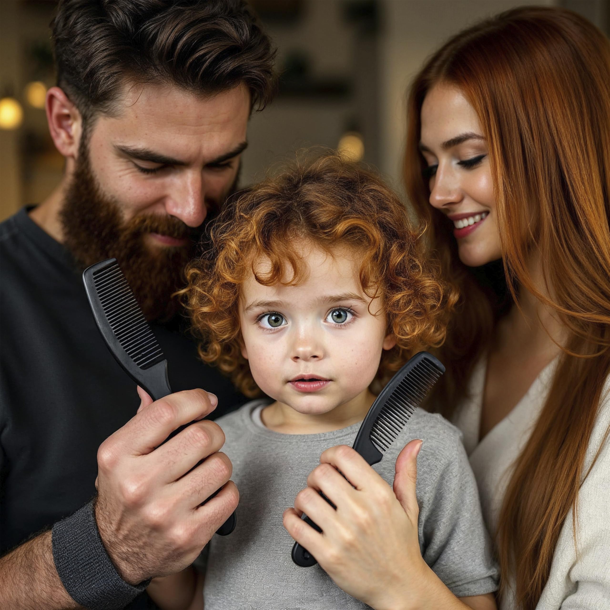 Granatan small hair combs, travel-friendly and anti-static