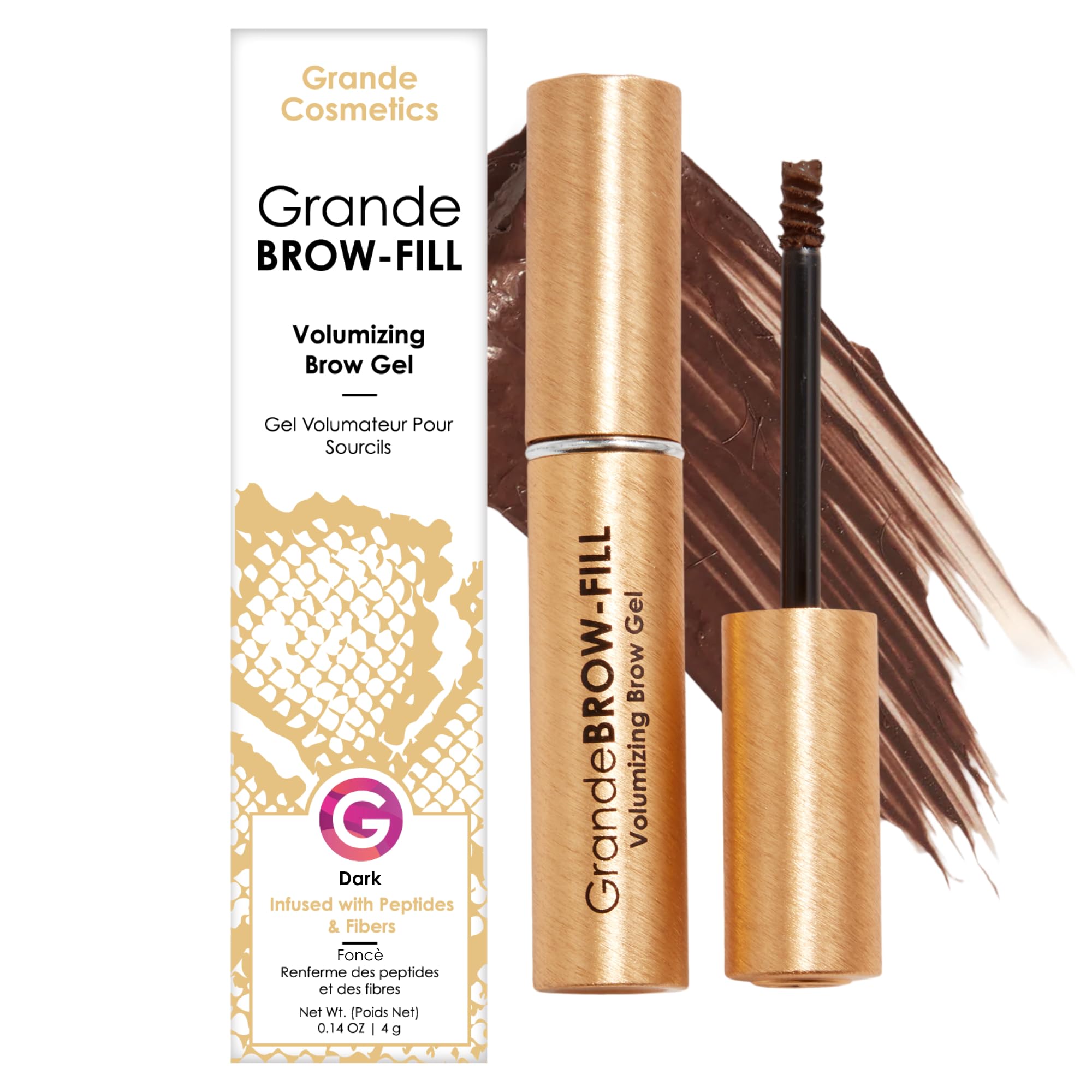 GrandeBROW-FILL: aplicación con cepillo para cejas definidas y naturales.