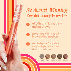 Taupe GrandeBROW tube close-up highlighting versatile color and finish
