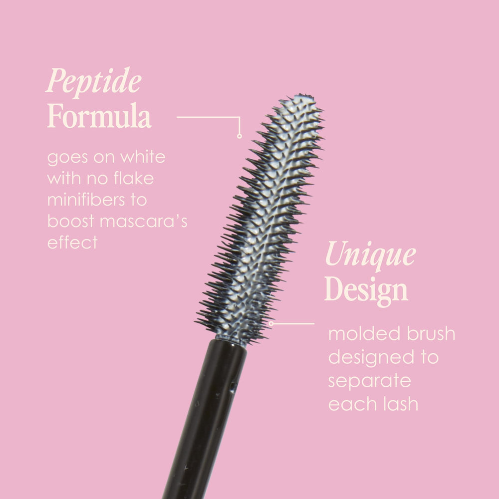 GrandePRIMER smudge-proof formula helps mascara stay put throughout the day