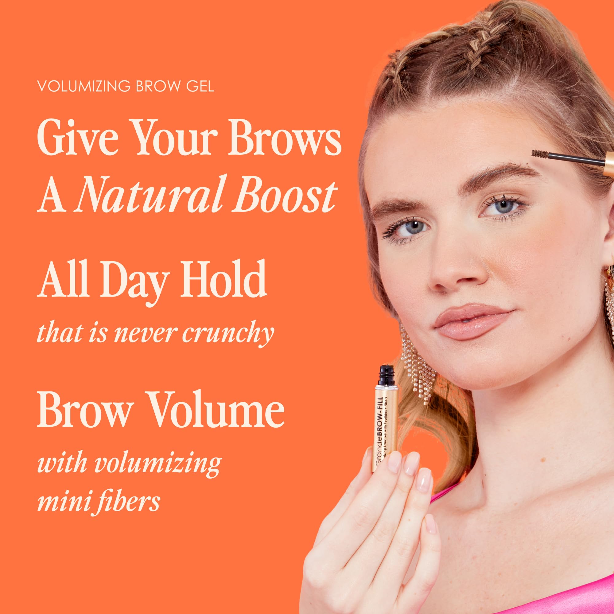 GrandeBROW-FILL con péptidos acondicionadores cuida y fortalece la apariencia de las cejas