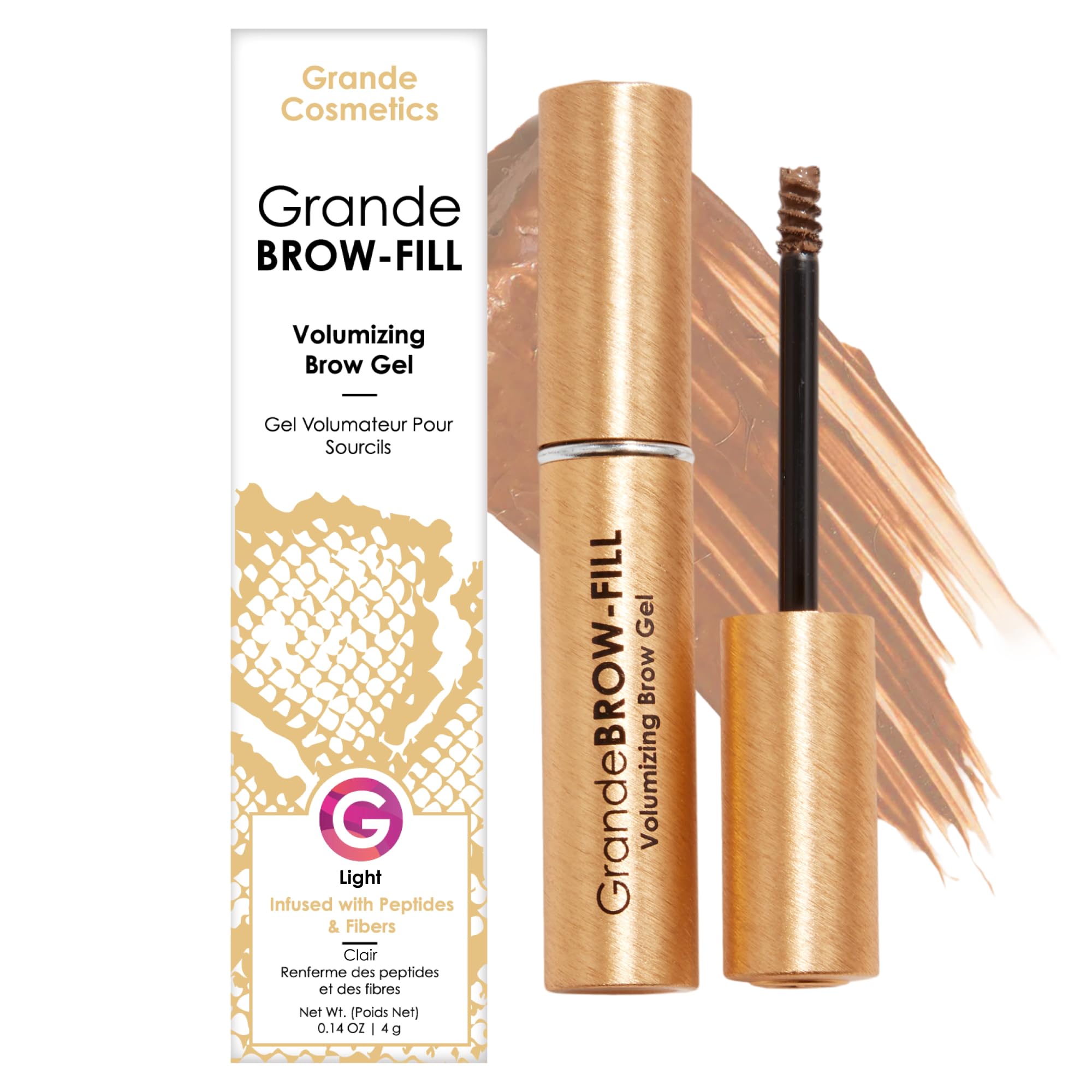 GrandeBROW-FILL: aplicación con brocha para cejas definidas y naturales.