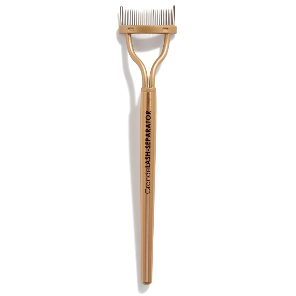Grande Cosmetics GrandeLASH-SEPARATOR curve comb for precise lash separation.