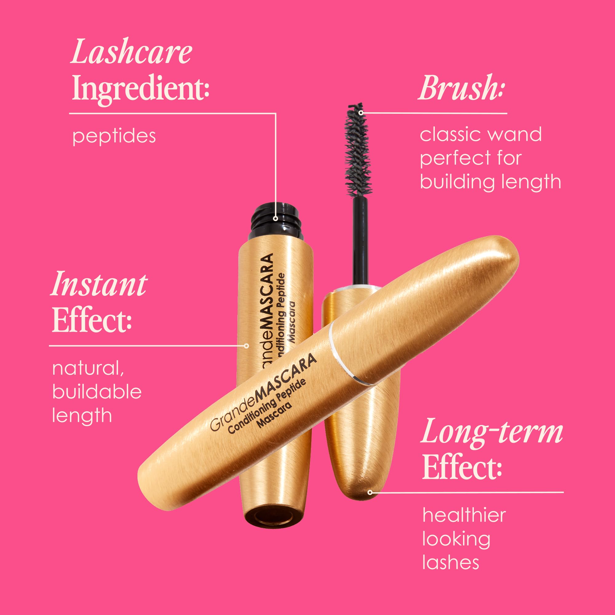 GrandeMASCARA extension friendly formula suitable for lash extensions