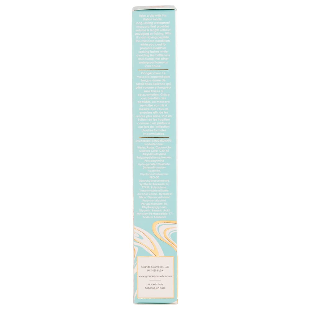GrandeMASCARA waterproof packaging showcases portable design for on-the-go use