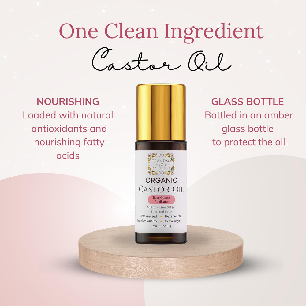 Roll-on application on face, brows, and lashes for mess-free care.