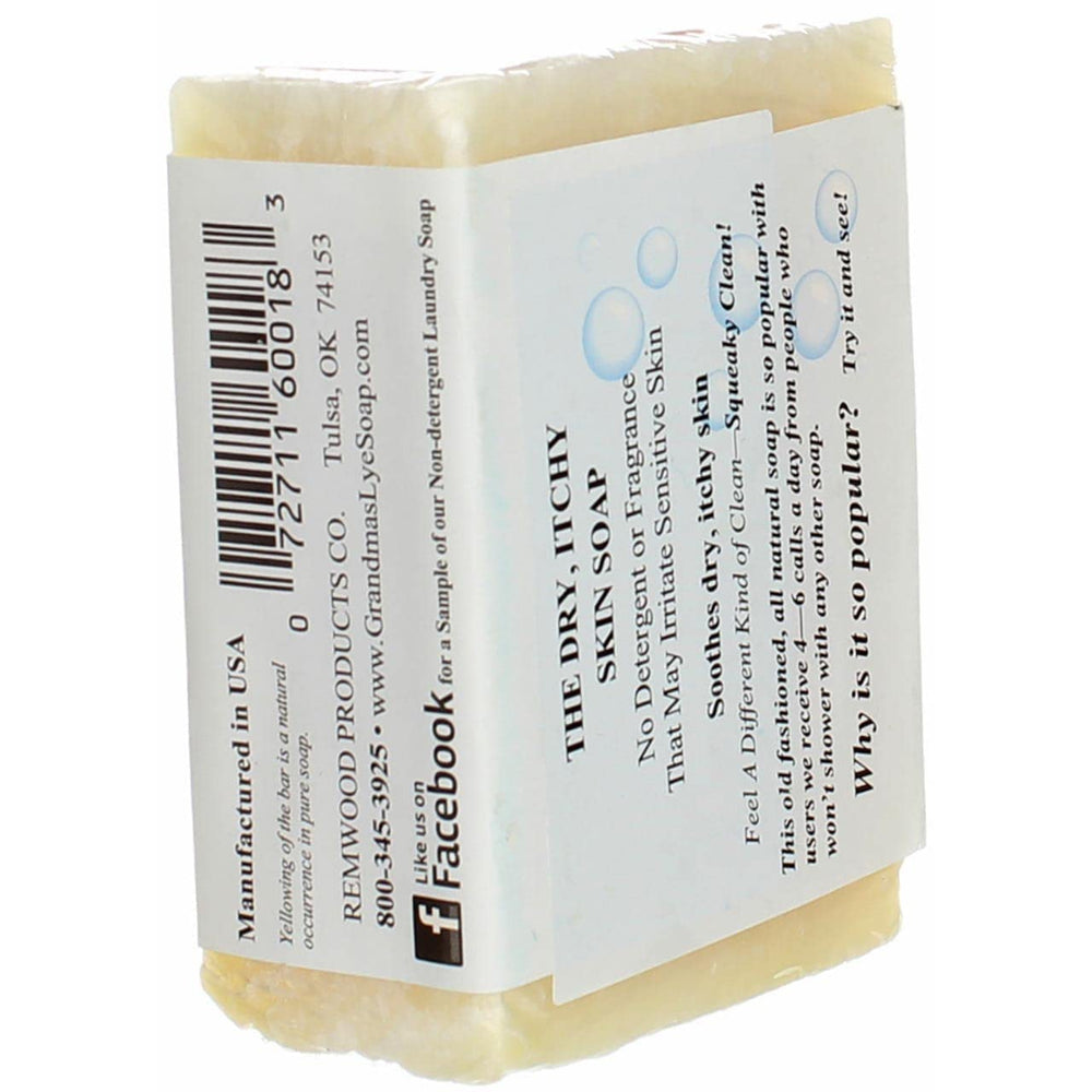 Grandma's Pure Lye Soap Bar cuidado de piel sensible, lavado diario