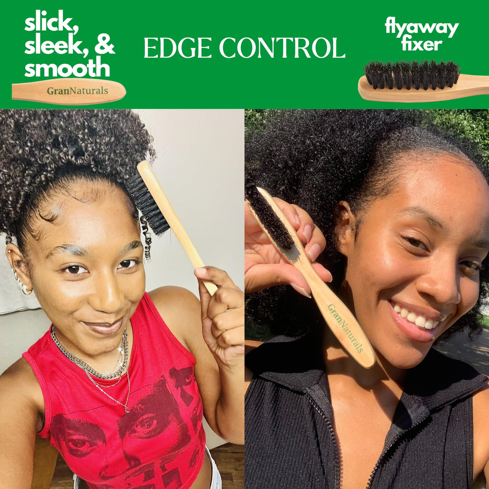 GranNaturals All-Day Ponytail Brush helps secure ponytails from morning to night.