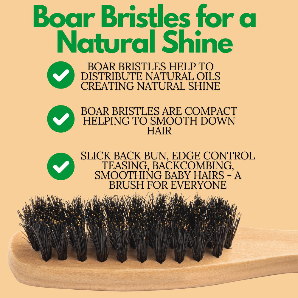 GranNaturals Backcombing Teasing Brush adds volume and texture for stylish updos.