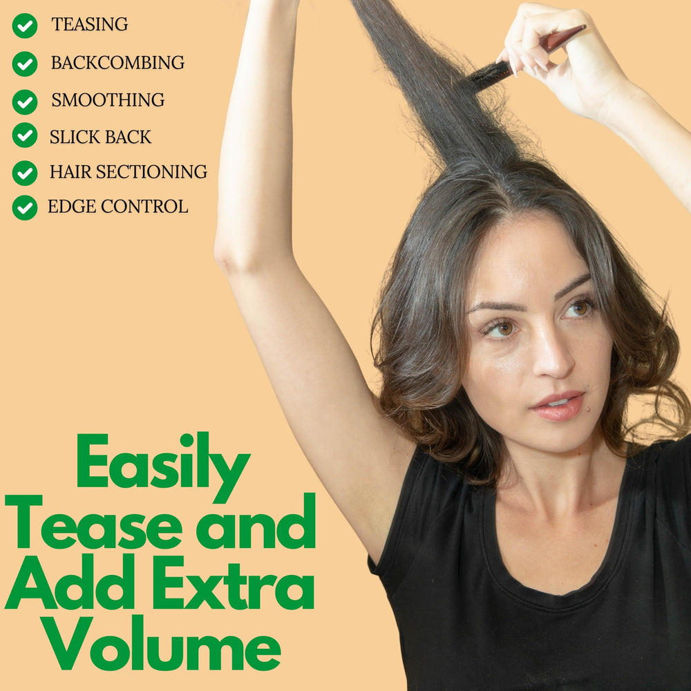 GranNaturals Boar Bristle Brush reduces frizz by distributing oils.