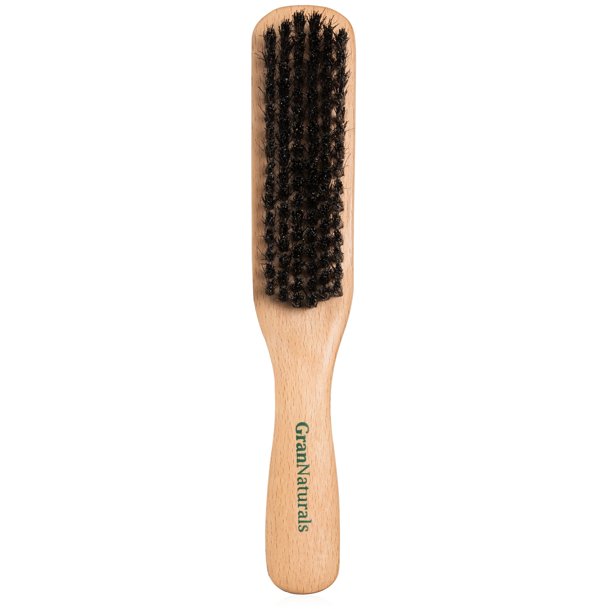 GranNaturals close-up shows boar bristles that distribute natural oils