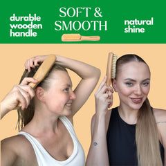GranNaturals packaged brush image highlighting eco-friendly packaging for sustainable grooming.