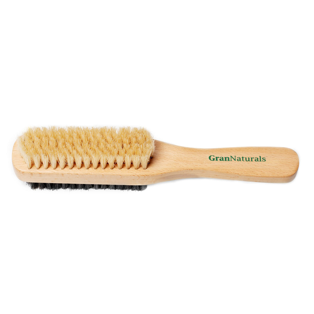 GranNaturals slick back and bun styling with versatile two-sided design