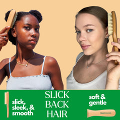 GranNaturals slick back styling image for achieving a sleek, polished look.