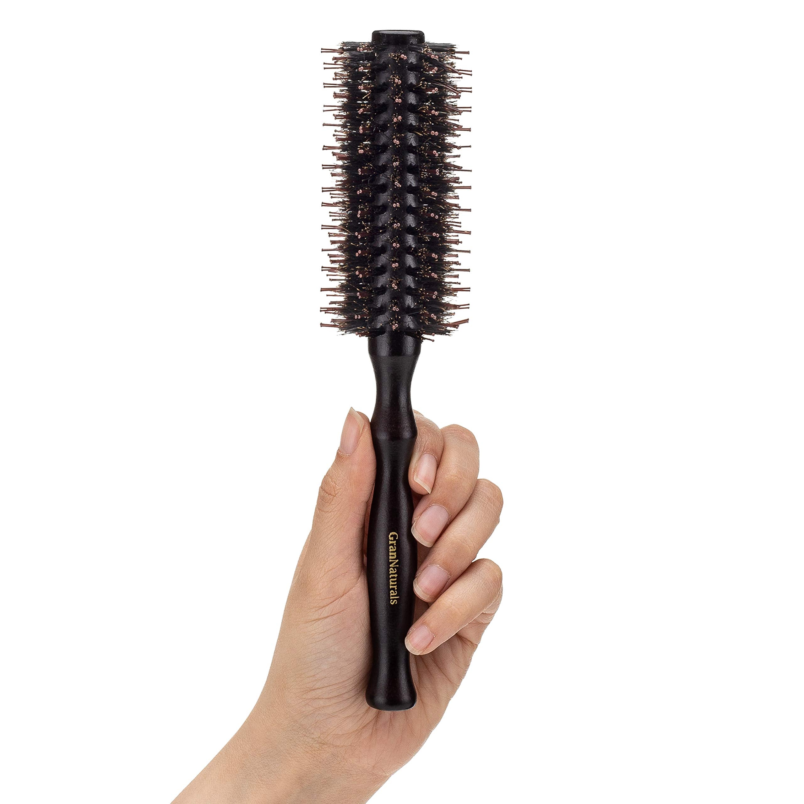 GranNaturals easy-cleaning brush supports everyday hair care.