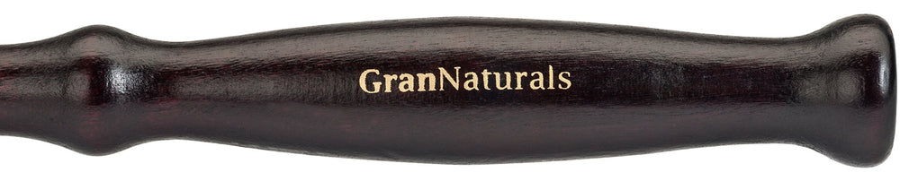 GranNaturals styling brush in use for a smooth finish.