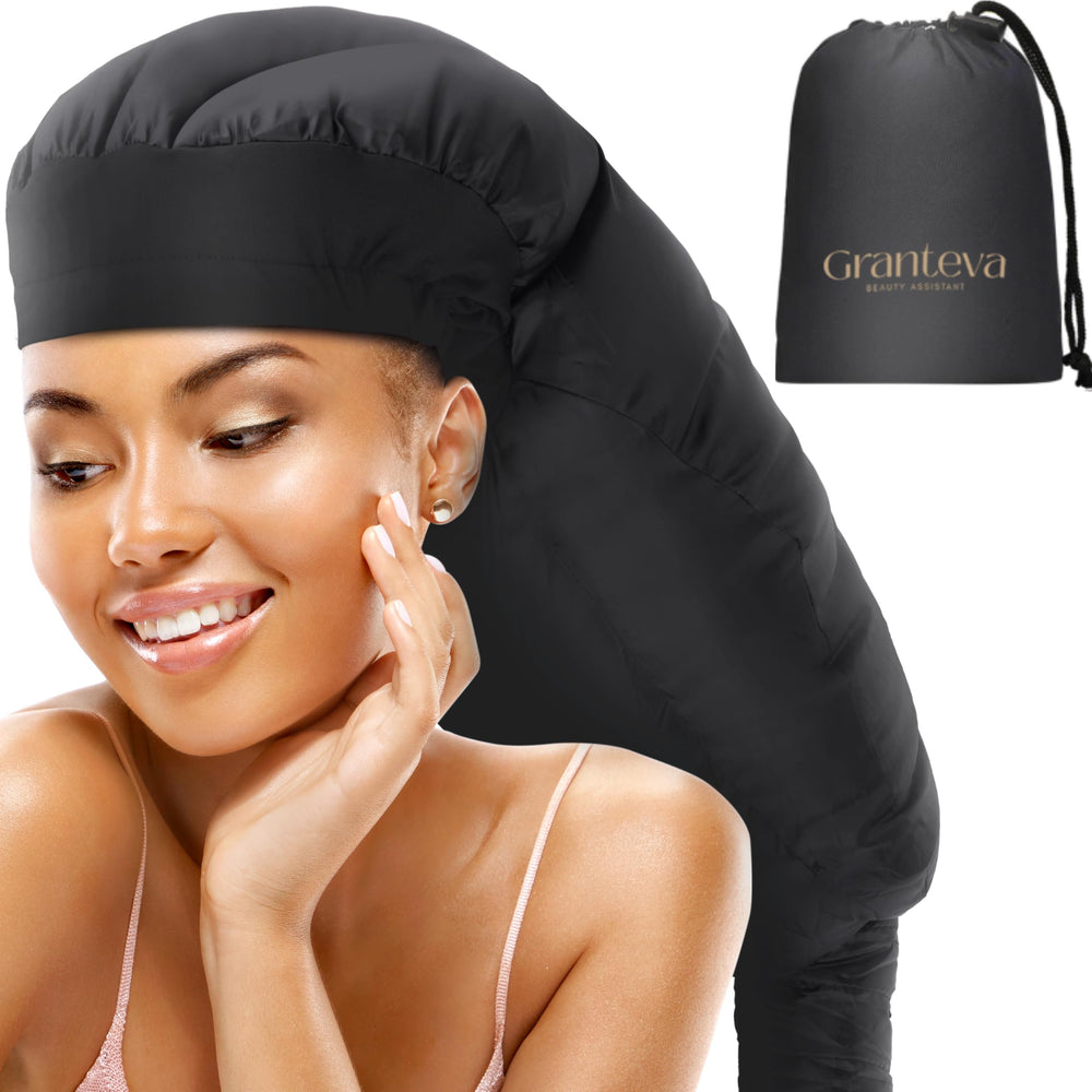 Granteva large hooded bonnet assembly delivers even heat for roller methods.