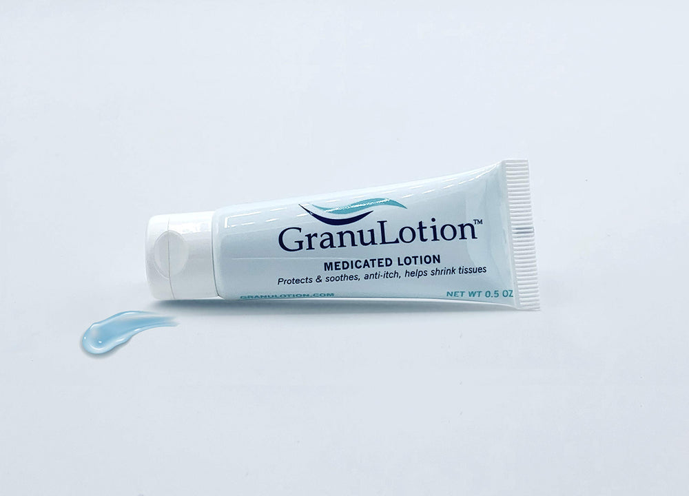 GranuLotion Loción Medicada, embalaje compacto: ideal para llevar en bolso.